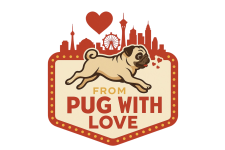 Logo for From Pug With Love Logo for From Pug With Love